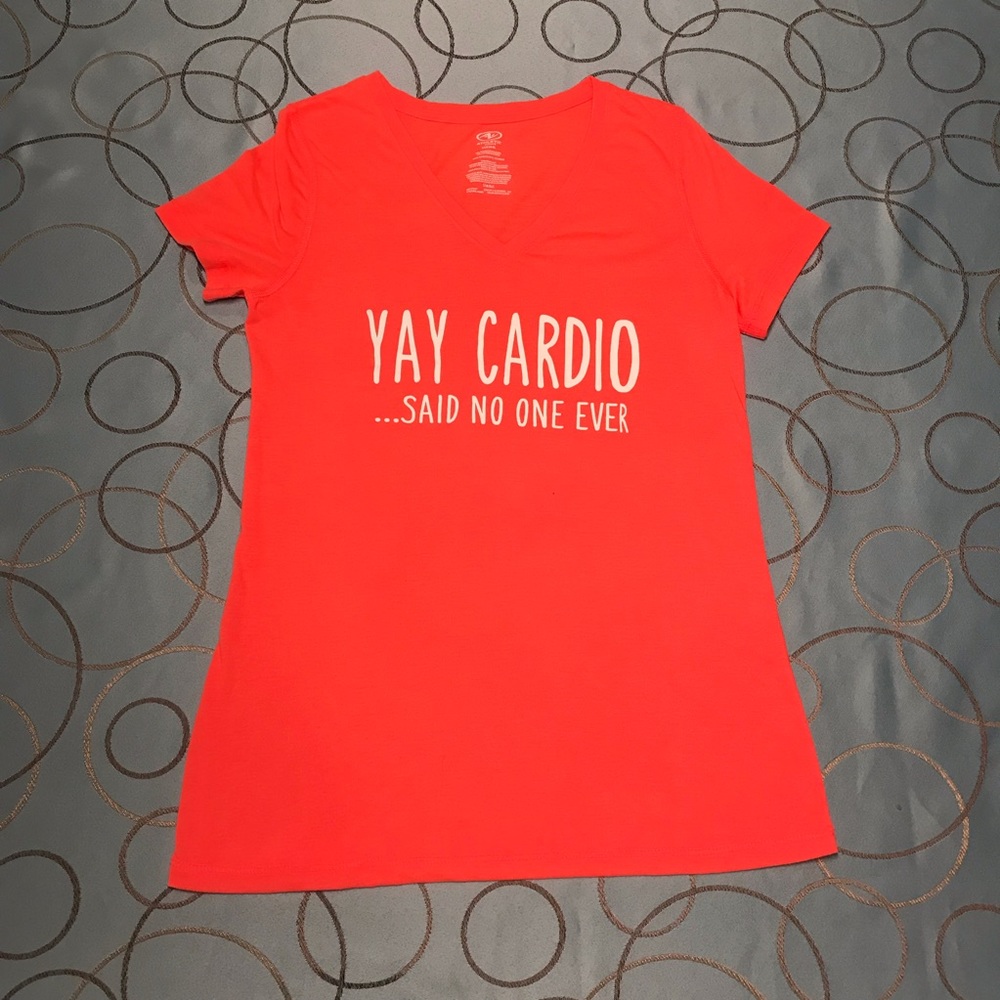 Athletic Work, Women’s Shirt, Neon Orange